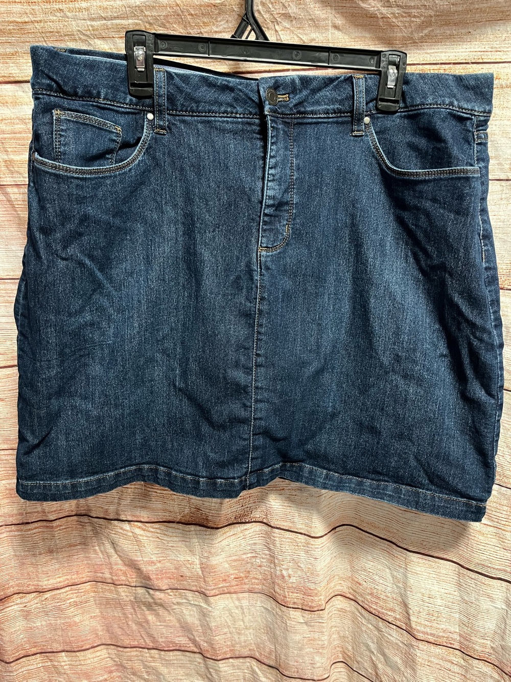 Croft & Barrow denim skorts-Ladies 18